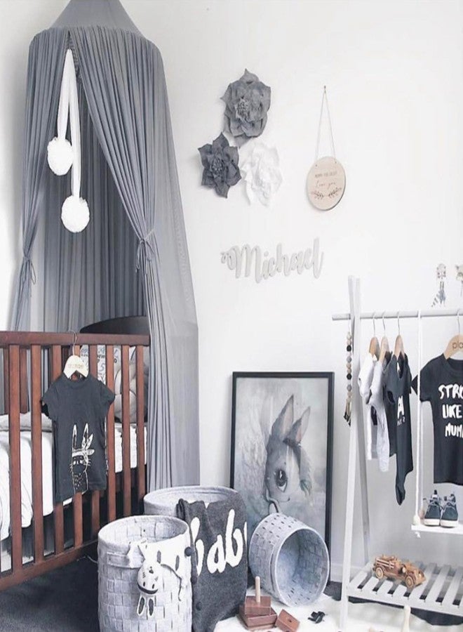 Sunicon Baby Bed Net, Baby Net Ball, Tent Net Hanging Flower Ball Crib Accessories Wall Pendant Decor for Kids Room (White) - Image 3